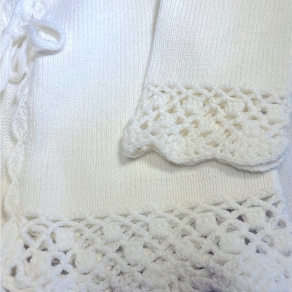 PLEASE Mum white cardigan. Size 18 months. - Picture 3 of 5
